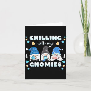 Winter, Funny Nordic Christmas Gnomes Card