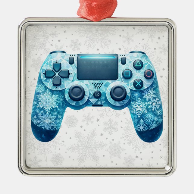 Winter Game Controller Ornament (Front)