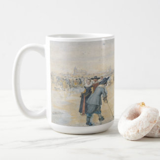 WINTER GAMES (1626) Vintage Art Christmas Mug