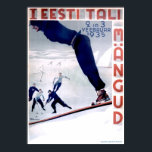 Winter Games Poster<br><div class="desc">Estonian Winter Games poster designed by Axel Roosman in 1935.</div>