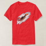 Winter Games Skeleton Anime Style Illustration T-Shirt<br><div class="desc">Skeleton athlete drawn in manga / anime-style. This illustrated tee is a great gift for winter sports fans.</div>