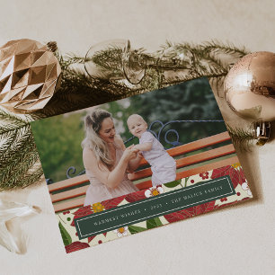Winter Garden   Christmas Photo Card
