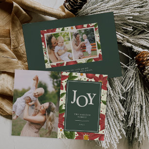Winter Garden Christmas Photo Card