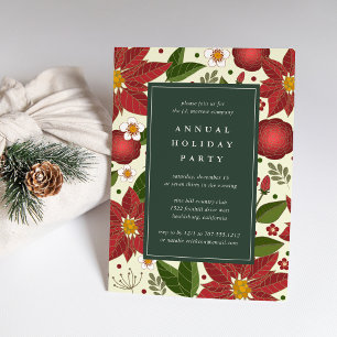 Winter Garden Corporate Holiday Party Invitation