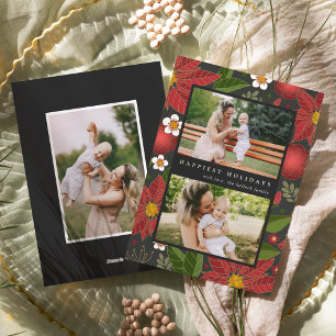 Winter Garden Holiday Photo Card