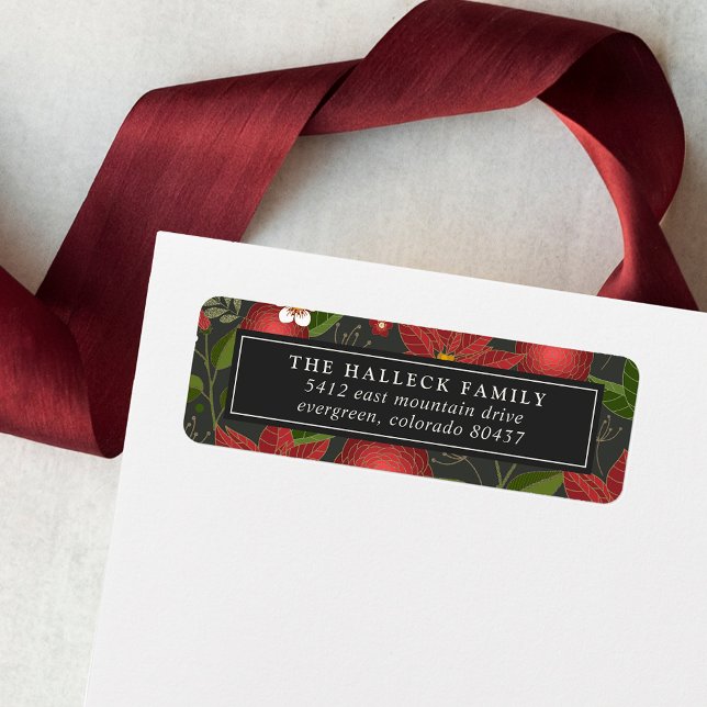 Winter Garden Return Address Label (Creator Uploaded)