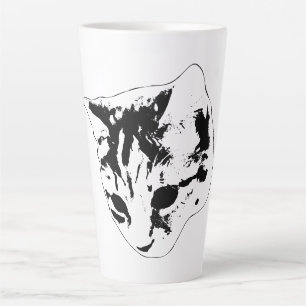 Winter Gaze, Soft Whiskers Latte Mug