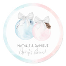 Winter Gender Reveal Baby Shower