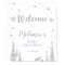 Winter Girl Baby Shower, Sprinkle Welcome Sign