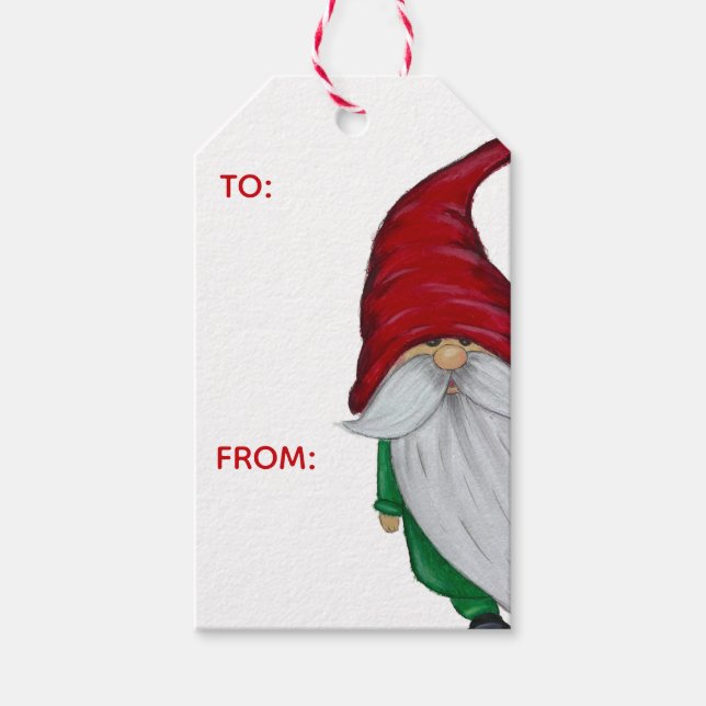 Winter Gnome Gift Tag (Front)