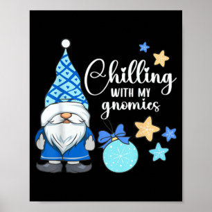 Winter Gnome, Nordic, Christmas Gnome Poster