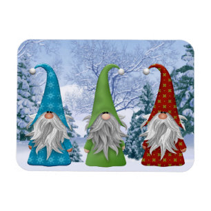Winter Gnomes Magnet