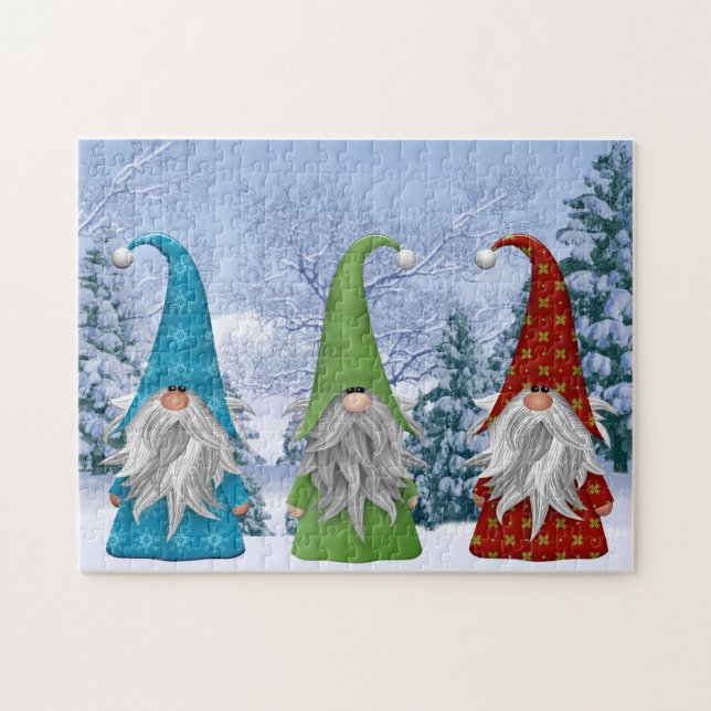 Winter Gnomes Puzzle (Horizontal)