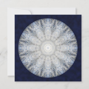 Winter Goddess Mandala Art Card