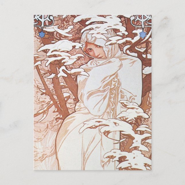 Winter Goddess Postcard (Front)