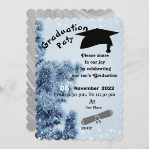 Winter Graduation Invitation