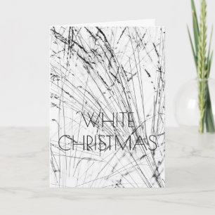 Winter Grass In Snow Holiday Card