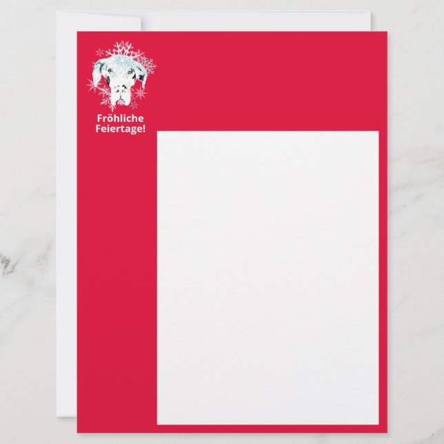 Winter Great Dane (Front)