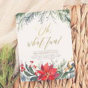 Winter Greenery Budget Christmas Holiday Party