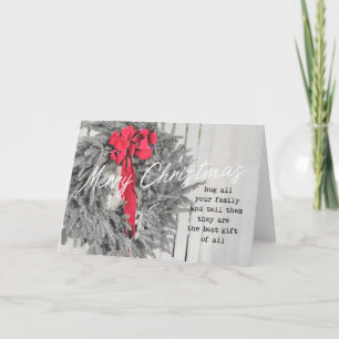 WINTER GREENS Greeting Card