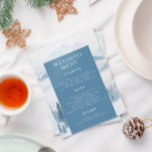 Winter Grey Mountain Wedding Menu<br><div class="desc">Winter Grey Mountain Wedding Menu. Matching items available.</div>