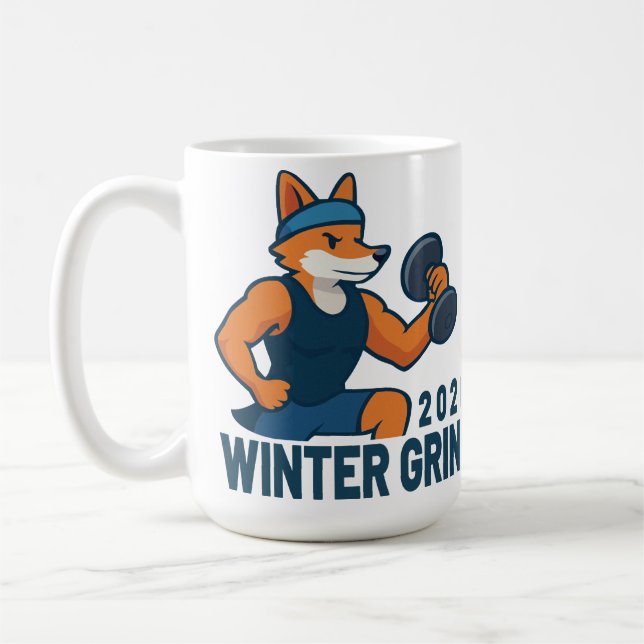 winter grind 2026 coffee mug (Left)