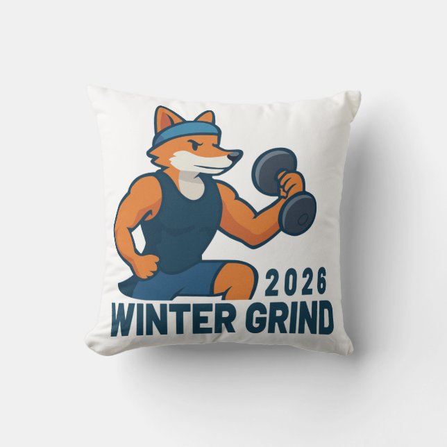 winter grind 2026 cushion (Front)