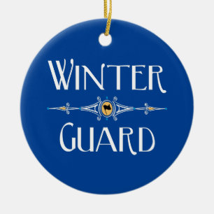 Winter Guard Decorative Line Ceramic Ornament