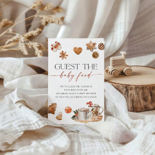 Winter Guess the Baby Food Baby Shower Game