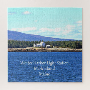 Winter Harbor Light Station Jigsaw Puzzle