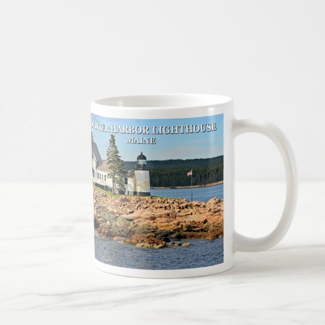 Winter Harbour Lighthouse, Maine Coffee Mug (Right)