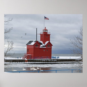 Winter Harbour Poster