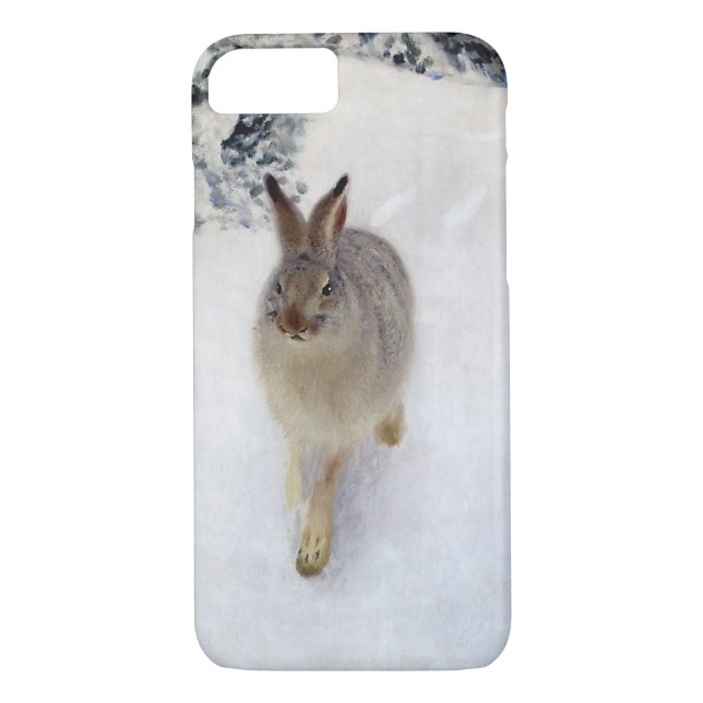 Winter Hare (Rabbit), Bruno Liljefors Case-Mate iPhone Case (Back)