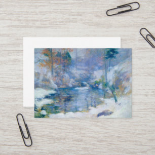 Winter Harmony, 1890-1900 by John Henry Twachtman Business Card