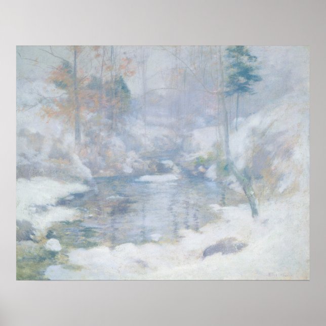 Winter Harmony - John H. Twachtman Fine Art Poster (Front)