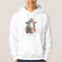 Winter Hat Christmas Sheep Custom Text