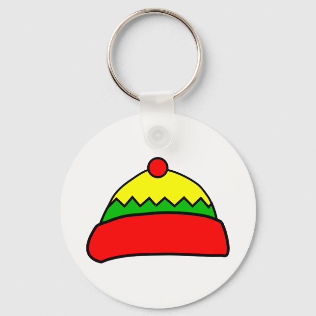 Winter Hat Key Ring (Front)