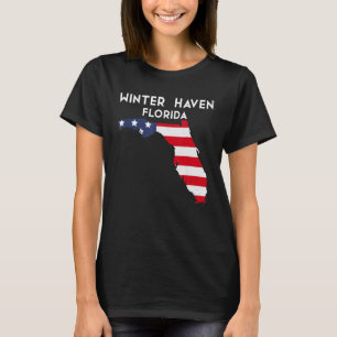 Winter Haven Florida USA State America Travel Flor T-Shirt