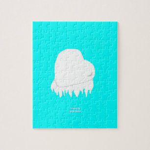 Winter Heart Puzzle 20.3 cm X 25.4 cm