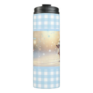 Winter Hedgehog Mug – Cute Snowflake