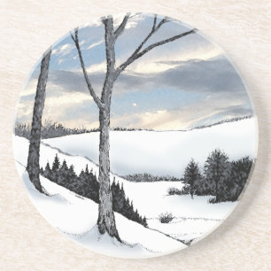 Winter Hillside Coaster