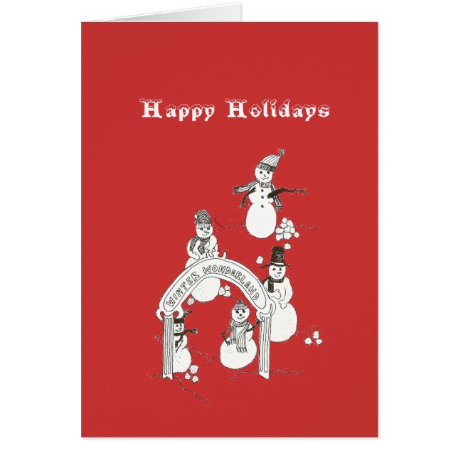 Winter Holiday Card (Front)