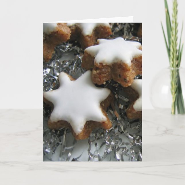 Winter Holiday Card:  "Cookies!" Card (Front)