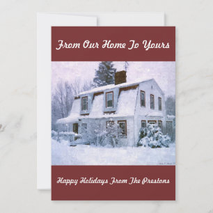 WINTER HOLIDAY CARD FROM OUR HOME TO YOURS