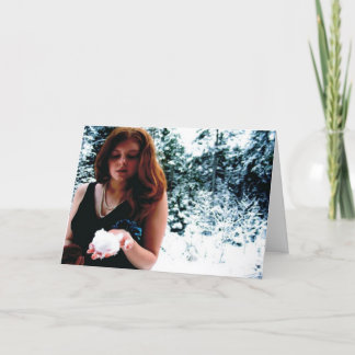 Winter Holiday Card: "Magic by the Handfuls" Card