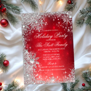 Winter Holiday Christmas Party Invitation