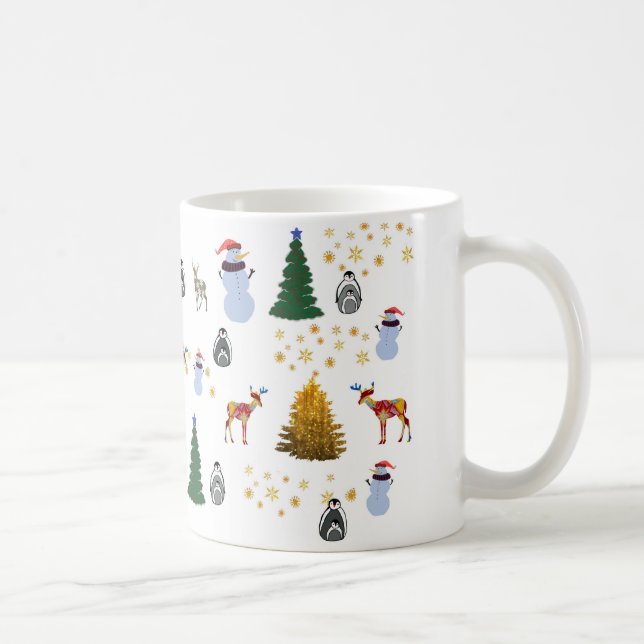 Winter Holiday  Classic  Mug (Right)