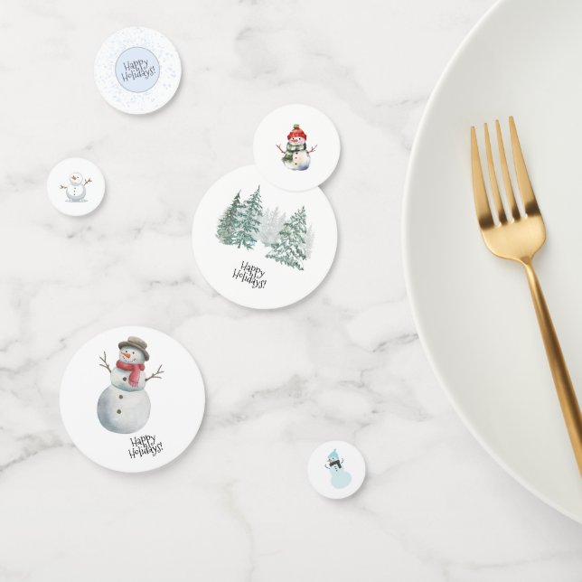 Winter Holiday Confetti (Group)