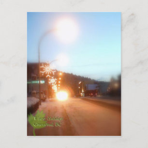 Winter Holiday Decorations - Greenwood, BC