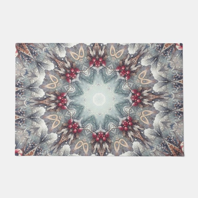 Winter Holiday Doormat (Front)